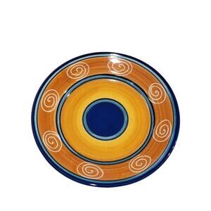 Set Of 4- Pier 1 Imports "Italian Swirl" Salad Dessert Plates 7 3/4” Colorful